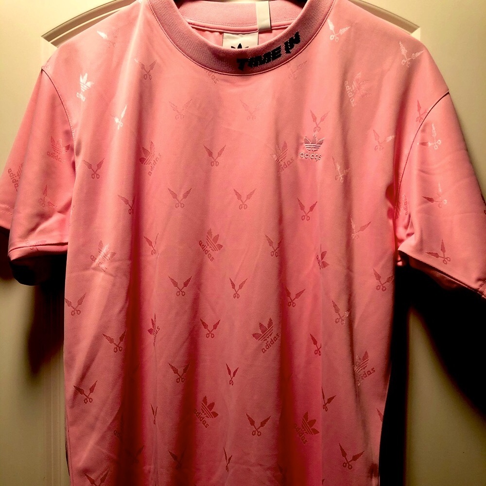 New with tags! Pink Ninja Adidas Polo - Picture 1 of 3